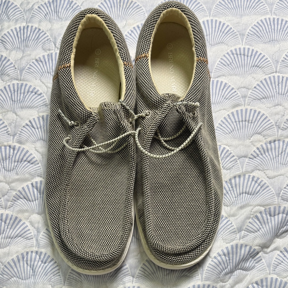 Bruno Marc Men’s Casual Knit Lace-Up Shoes Size 13 Comfort Lightweight NWOT